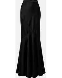 Max Mara - Acerbo Satin Maxi Skirt - Lyst