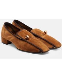 Herbert Levine - Showtime 30 Suede Loafer Pumps - Lyst