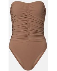 Karla Colletto - Basics Ruched Swimsuit - Lyst
