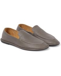 The Row - Canal Leather Loafers - Lyst