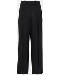 The Row - Weite Hose Roan Aus Einem Wollgemisch - Lyst