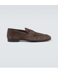 Tom Ford - Sean Suede Penny Loafers - Lyst