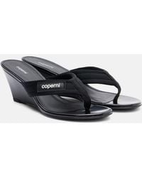 Coperni - Sandalias Con Cuna Y Logo - Lyst