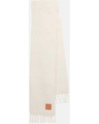 Loewe - Mohair And Wool-blend Scarf - Lyst
