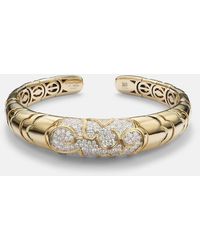 Marina B - Onda 18Kt Bangle With Diamonds - Lyst