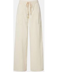 7 For All Mankind - Utility Wide-Leg Pants - Lyst