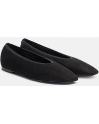 TOTEME - Minimalist Velvet Ballerina Flat - Lyst