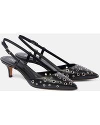 Isabel Marant - Pilia 65 Leather Slingback Pumps - Lyst
