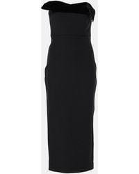 Roland Mouret - Crepe Bustier Dress - Lyst