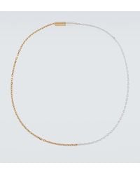 Bottega Veneta - Halskette Chains aus Sterlingsilber, 18kt vergoldet - Lyst