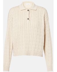 Brunello Cucinelli - Cable-Knit Cotton-Blend Sweater - Lyst