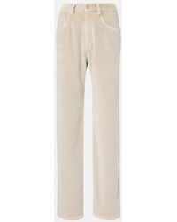 Brunello Cucinelli - Weite Hose Aus Baumwolle - Lyst