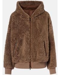 Brunello Cucinelli - Shearling And Cashmere Jacket - Lyst