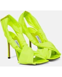 Jimmy Choo - Neoma 110 Jersey Sandals - Lyst