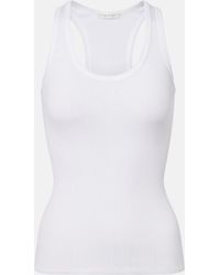 The Row - Cendrea Ribbed-Knit Cotton Tank Top - Lyst
