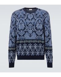 Etro - Cotton Sweater With Decorative Pattern - Lyst
