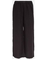 Velvet - Lola Linen Wide-Leg Pants - Lyst