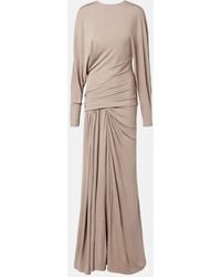 Christopher Esber - Vala Draped Jersey Maxi Dress - Lyst