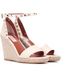 valentino espadrille wedge sale
