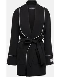 Dolce & Gabbana - X Kim chaqueta de pijama en mezcla de lana - Lyst