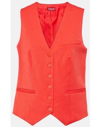 STAUD - Brett Single-Breasted Vest - Lyst