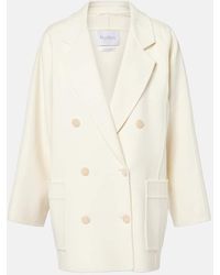Max Mara - Orma Double-Breasted Wool And Cashmere Jacket - Lyst