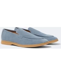 Eleventy - Suede Loafers - Lyst