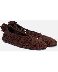 Magda Butrym - Crochet Ballet Flats - Lyst