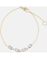 STONE AND STRAND - Muse 10kt Gold Bracelet With Diamonds - Lyst