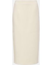Alessandra Rich - Sequined Tweed Midi Skirt - Lyst