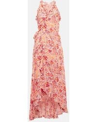 Poupette - Tamara Printed Maxi Dress - Lyst
