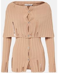 Acne Studios - Cardigan En Mezcla De Algodon - Lyst
