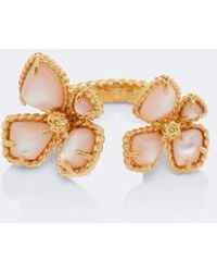 Zimmermann - Bloom Toi Et Moi Mother-Of-Pearl-Plated Ring - Lyst