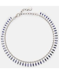 SHAY - 18Kt Choker With Sapphires And Diamonds - Lyst