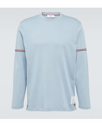 Thom Browne - Camiseta de algodon con RWB Stripe - Lyst