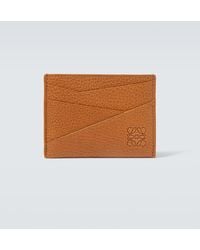 Loewe - Puzzle Leather Cardholder - Lyst