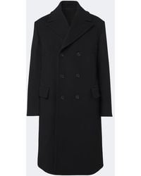 Fendi - Double-Breasted Wool Coat - Lyst