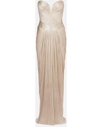 Maria Lucia Hohan - Noor Silk Tulle Corset Gown - Lyst