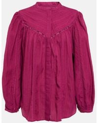 Isabel Marant - Leonard Cotton-blend Shirt - Lyst