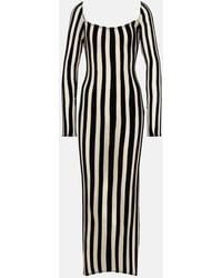 LAQUAN SMITH - Striped Gown - Lyst
