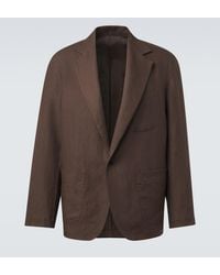 STÒFFA - Linen Blazer - Lyst