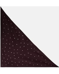 Oséree - Embellished Cotton And Silk Scarf - Lyst