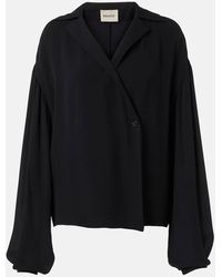 KHAITE - Ashton Silk Top - Lyst