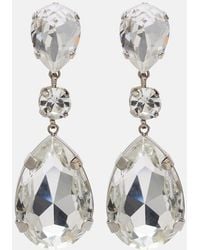 Dolce & Gabbana - Crystal-Embellished Clip-On Earrings - Lyst