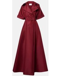 Carolina Herrera - Robe Aus Seide - Lyst