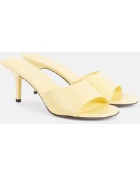 Jacquemus - Cubisto 70 Leather Mules - Lyst