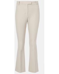 Max Mara - Max Mara Fatina Cropped Straight Pants - Lyst