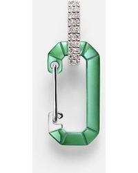 Eera - Chiara 18Kt And Diamond Single Earring - Lyst