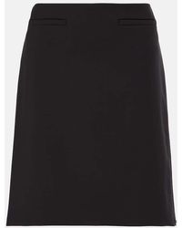 Sportmax - Minirock Luigia Aus Schurwolle - Lyst