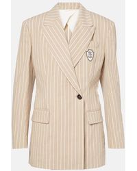 Brunello Cucinelli - Cotton And Silk Blazer - Lyst